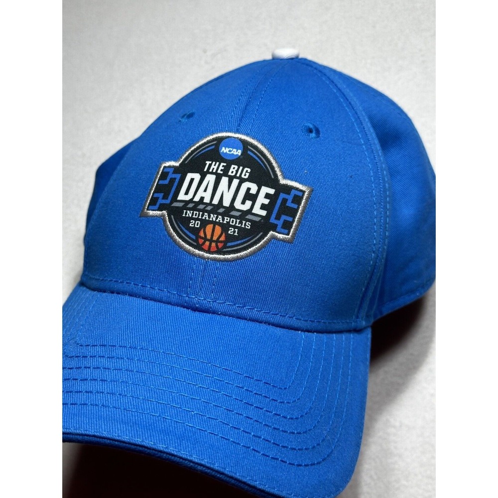 2021 NCAA The Big Dance Indianapolis Hat Cap Blue Adjustable Snapback